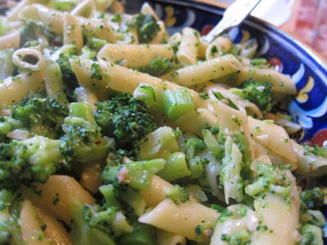 pasta with broccoli - Elizabeth Minchilli