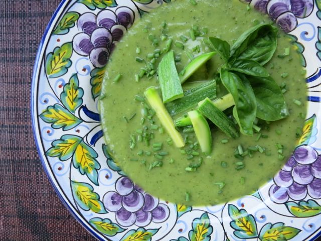 zucchini basil soup Elizabeth Minchilli